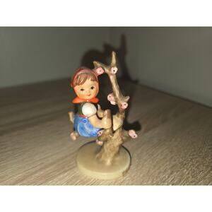 Vintage Hummel Figurine "Apple Tree Girl" TMK 3 #141 3/0 4" Goebel Germany
